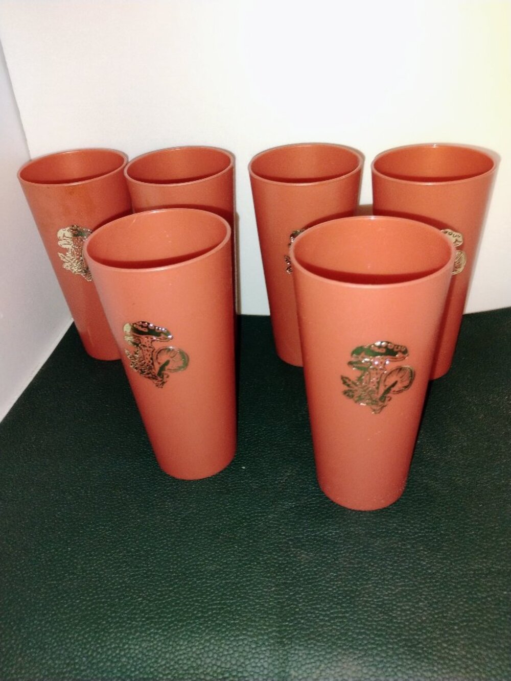 Vintage 1970s NASCO Magic Mushroom tumblers